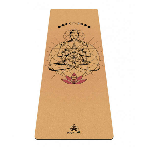Пробковый коврик для йоги Сила от Yogamatic