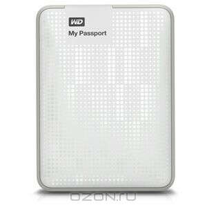 WD My Passport 1TB USB 3.0/2.0, White (WDBEMM0010BWT)