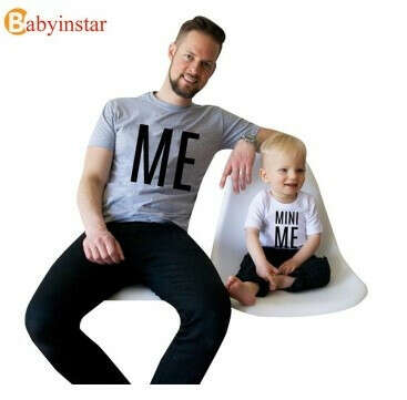 “Me and mini me” family matching set
