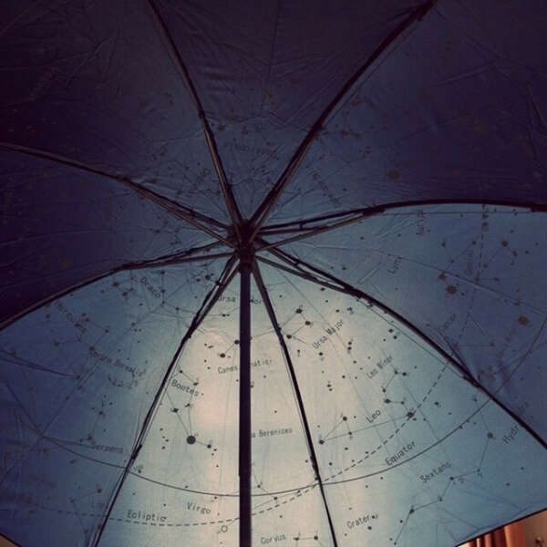 Зонтик с созвездиями.