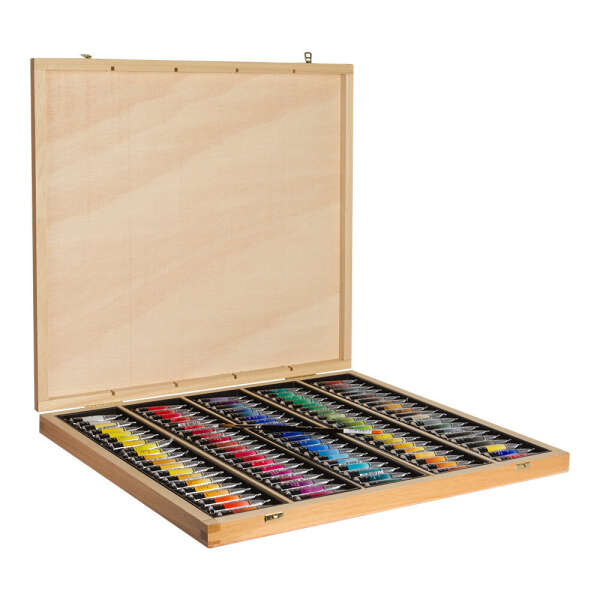 Sennelier : Watercolour : Wooden Box Set of 98 x 10ml Tubes