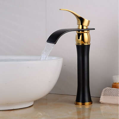 Contemporary Centerset Gold  Black Centerset Single Handle One Hole Bathroom Sink Faucet– FaucetSuperDeal.com