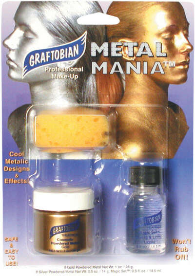 Graftobian Cosmetic Powdered Metals - Gold