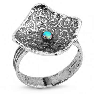 Серебряное кольцо Yaffo с опалом