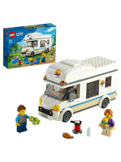 Конструктор LEGO City Great Vehicles 60283 Отпуск в доме на колёсах / игрушка в дорогу, машинка LEGO 17529387 купить в интернет-магазине Wildberries