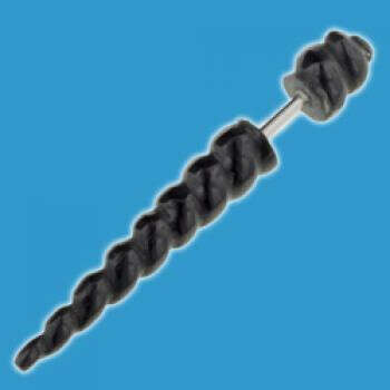 Bone Fake Stretching Taper - Black Twist