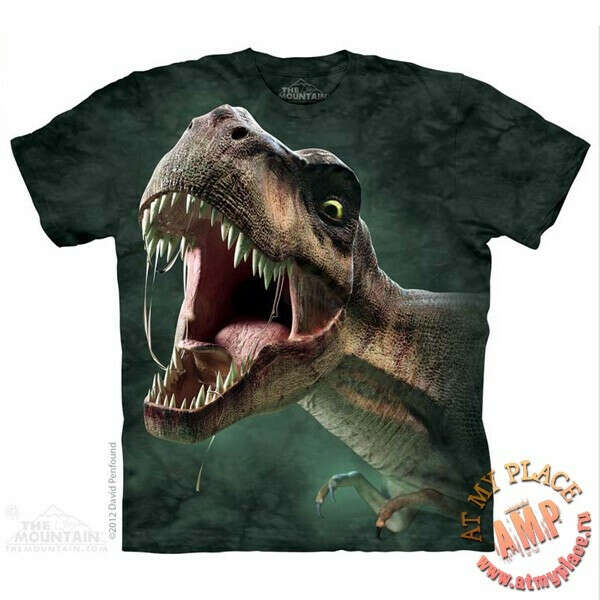 Мужская футболка с динозавром T Rex Roar - The Mountain