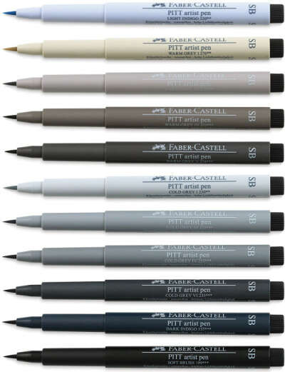 FABER-CASTELL Капиллярные ручки-кисти