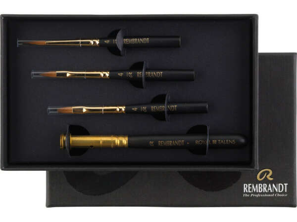 Набор кистей №4 3шт. Rembrandt Travel Set