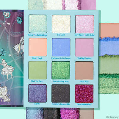 Colourpop x Alice in Wonderland palette Lost In Wonderland