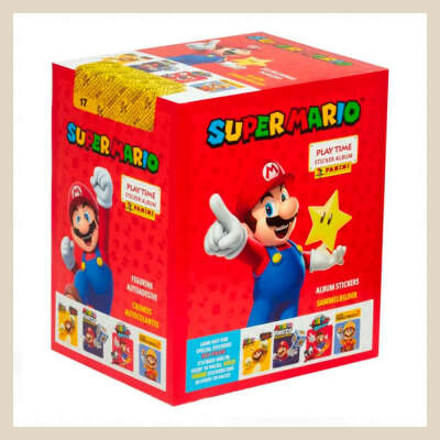 Бокс с наклейками Super Mario / Супер Марио (50 наборов)