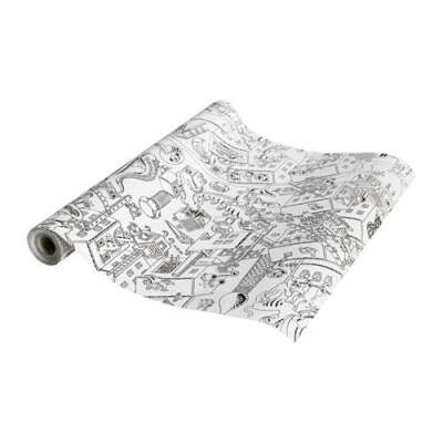 ЛУСТИГТ Рулон бумаги для раскрашивания   - IKEA
