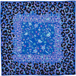 LIBERTY LEOPARD GARDEN SILK SCARF