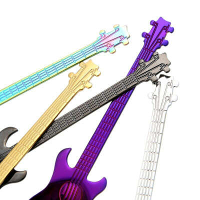 3 ложки в виде гитар