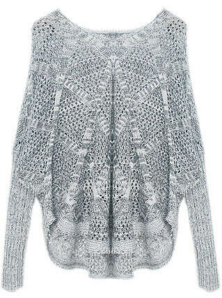 Sleeve Hollow Sweater