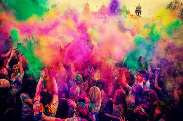 Я хочу на фестиваль красок.