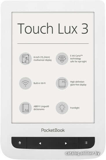 Электронная книга PocketBook Touch Lux 3 (белый)