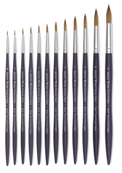Watercolour professional brushes