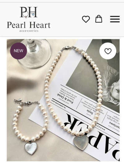 Сертификат на украшения Pearl Heart