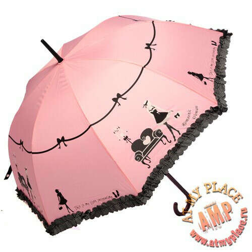 Зонт "Прогулка" розовый