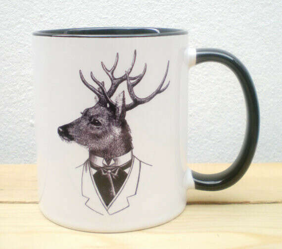 Mr.Deer  Human Clothes    -   Coffee Mug Size 11oz