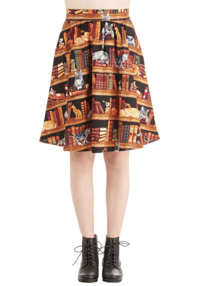 Fun for the Books Skirt | Mod Retro Vintage Skirts | ModCloth.com