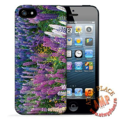 Чехол для iPhone 5/5s Delphinium Field