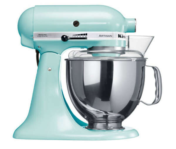 Планетарный Миксер KitchenAid ARTISAN 4.8л., голубой, 5KSM150PSEIC