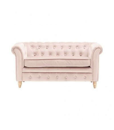 Sofa Chesterfield Velvet Light Pink - pre order ( in 10 working days )