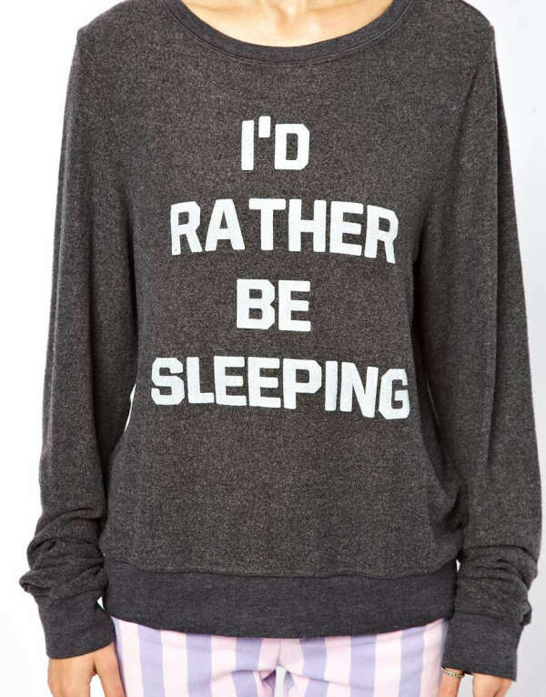 Свитшот Wildfox I&#039;d Rather Be Sleeping