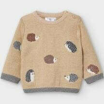 Mayoral Baby Boy Jacquard Sweater with Porcupines