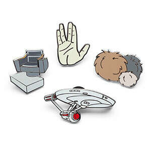 ThinkGeek Star Trek Collection by Her Universe Enamel Pin Sets