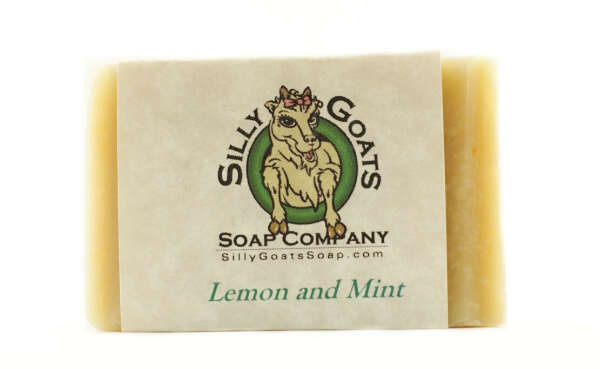 Lemon Mint Goat Milk Soap | Silly Goats Soap Company