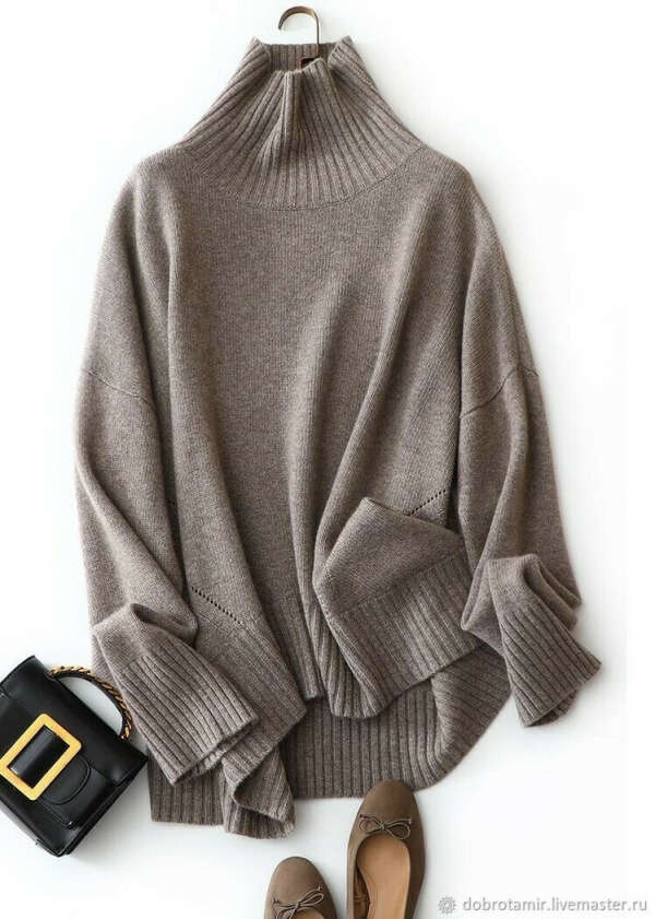 Настоящий кашемировый свитер