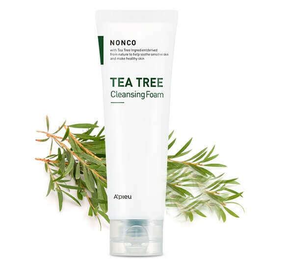 Очищающая пенка с чайным деревом для проблемной и жирной кожи A&#039;Pieu Nonco Tea Tree Cleansing Foam