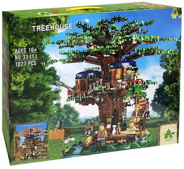 Конструктор/ TreeHouse/ Дом на дереве/ 1027 деталей