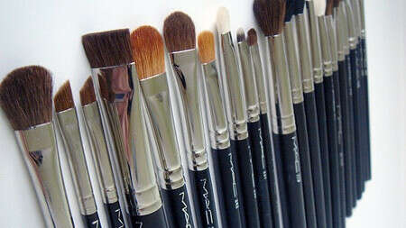 Mac cosmetics brushes