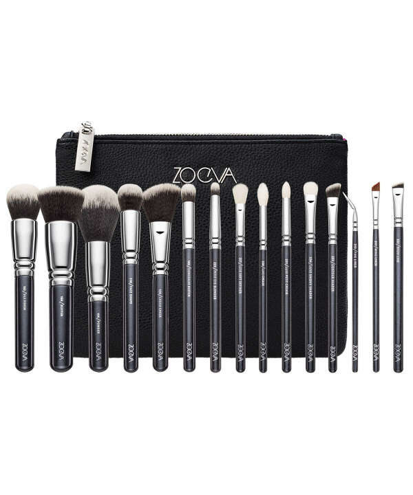 Набор кистей ZOEVA - Complete Set (15 Brushes + Clutch) • MAKEUPLIST