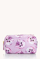 Small Cat Print Cosmetic Bag