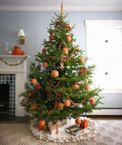 Апельсиновую елку на Рождество