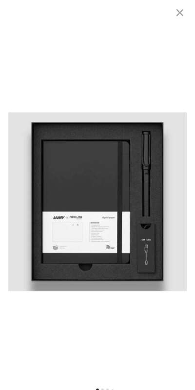 Набор для цифровых записей Neolab - LAMY Safari All Black Ncode: умная ручка + цифровой блокнот