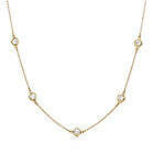Tiffany & Co. - Elsa Peretti™ Diamonds by the Yard™ necklace in 18k gold.