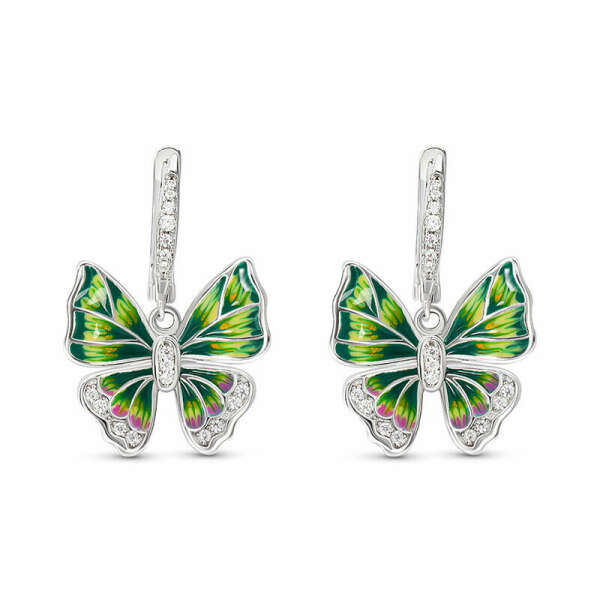 Jeulia Butterfly earrings