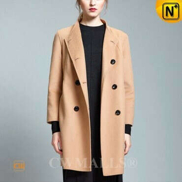 CWMALLS® Designer Double-faced Wool Coat CW652200