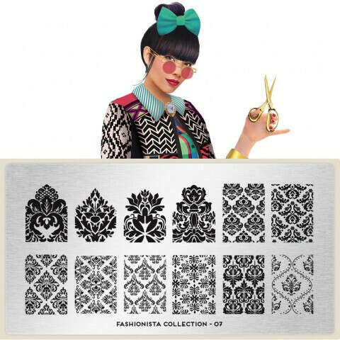 moyou Nail Art design Image Plates-pro collection Fashionista Plate Collection 07