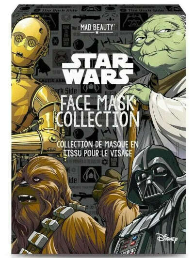 Набор масок для лица Star Wars Увлажняющие (4-Pack), MAD Beauty