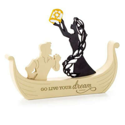 Hallmark DYG9127 Disney Tangled Rapunzel Word Silhouette