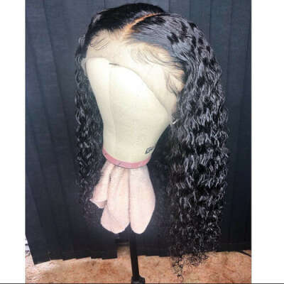 Italian Curly Lace Front Unit 13X4 Pre Plucked | Golden luxury lace
