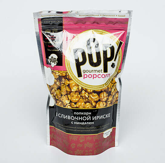 Gourmet popcorn: Сливочная ириска с миндалям