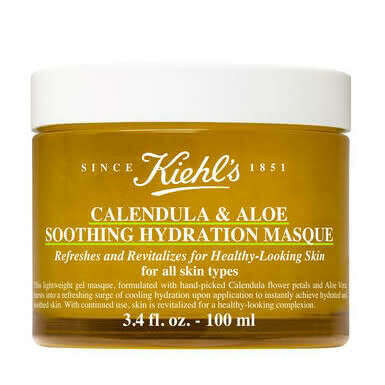 Успокаивающая и увлажняющая маска для лица c календулой и алоэ Calendula & aloe soothing hydration masque